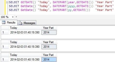 How To Get Day, Month And Year Part From Datetime In Sql Server |  Sqlhints.Com