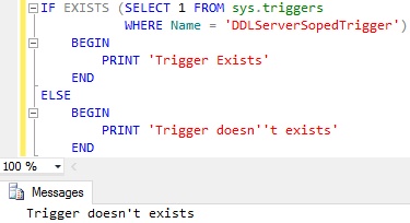 Check IF Trigger Exists Example 3